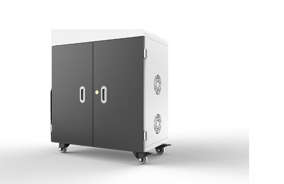 Carrello di ricarica USB a ingresso da 100-250V con ruote mute mediche e armadietto di ricarica completamente assemblato