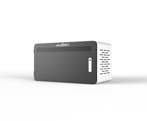 Mini cabinet di ricarica USB iPad completamente assemblato con sistema di protezione della sicurezza 8S e 18 porte