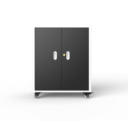 30 porte porta portatile armadietto di ricarica con 4 ruote e freno 720*530*940mm Dimensione 70kg Peso prese di corrente alternativa carrello di ricarica