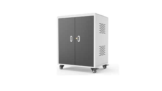 30 slot Multiplice portabook Armadio di archiviazione prese di corrente AC carrello di ricarica