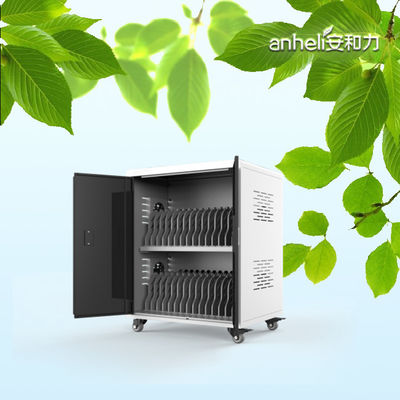 30 Cabinet di ricarica per portatili con serrature e chiavi, ventilatori di raffreddamento e ruote standard mediche tedesche