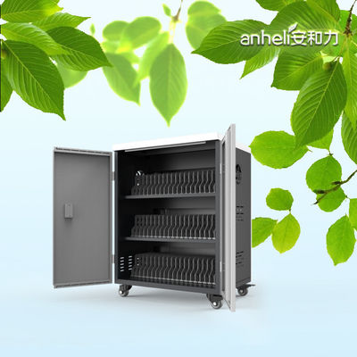 Carrello di ricarica con prese di corrente CA, armadio di ricarica per tablet con 60 porte