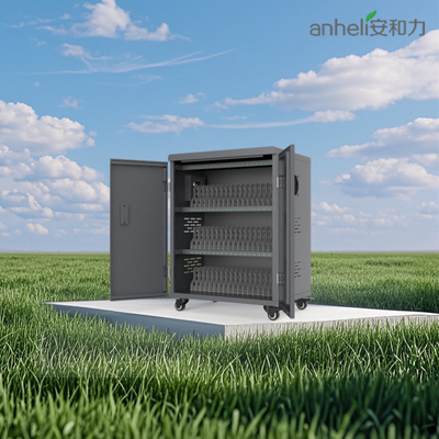 54 Slot USB Carrello di Ricarica USB Plastica di Ingegneria ABS Tipo Interstrato Armadio di Ricarica