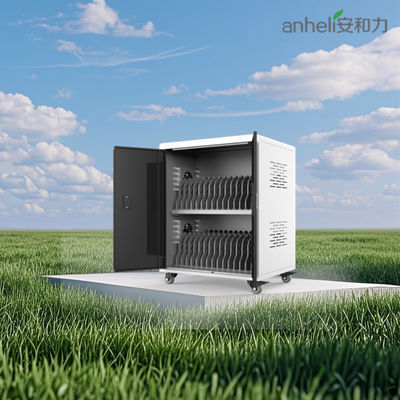 Chromebook Armadietto di ricarica per laptop Prese di alimentazione CA Carrello di ricarica