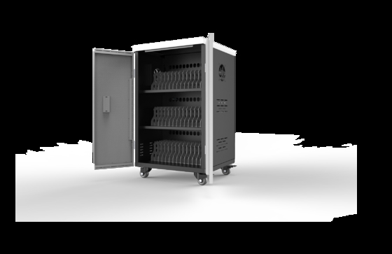 Armadietto di ricarica per tablet iPad, 42 slot, alimentazione CA