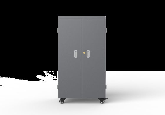 Smart 64 Ports Tablet Charging Cabinet con sistema di protezione della sicurezza 8S e luci a LED per scuole e uffici