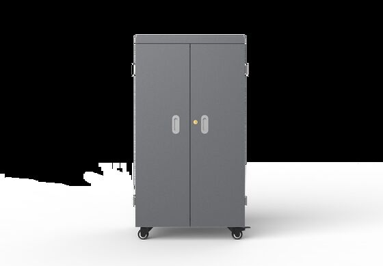 64 slot carrello di ricarica USB con protezione di sicurezza 8S e materiale di foglio galvanizzato