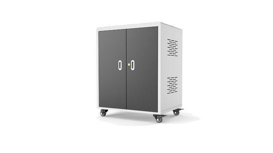 Carrelli di ricarica per laptop Chromebook con 30 prese di corrente AC